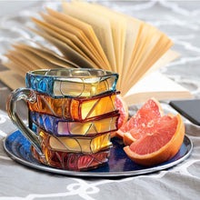 Handmade 3D mug with the inscription ‘Reading Happiness’