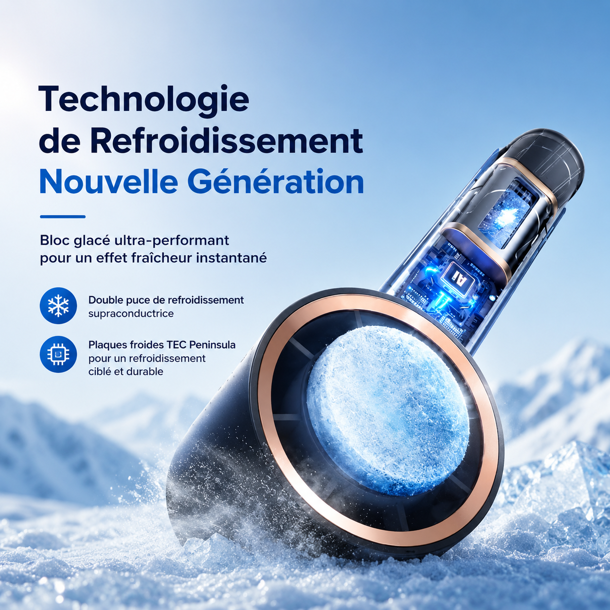Mini Ventilateur Ultra-Puissant