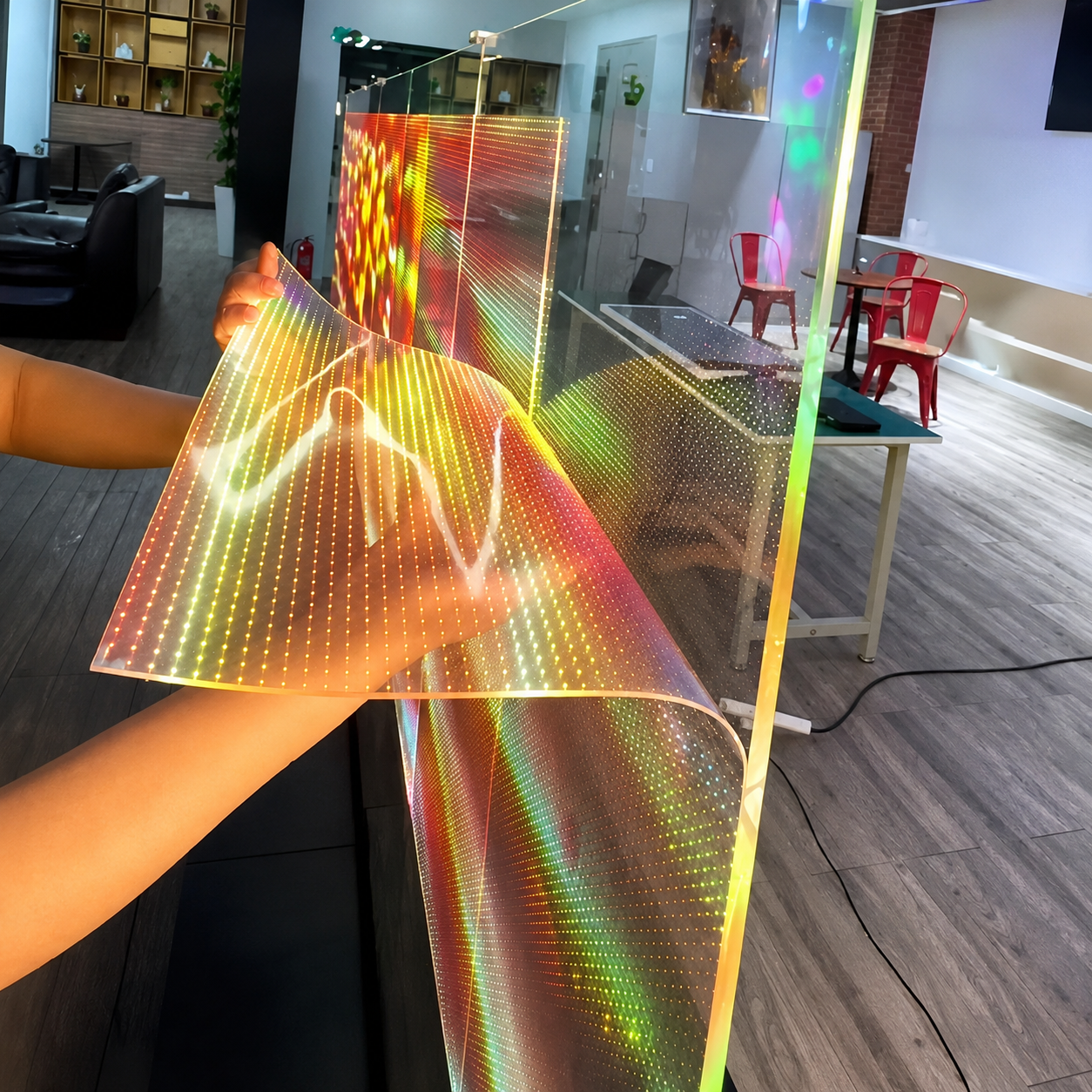 ClearLED™ | Écran Transparent pour Vitrine & déco