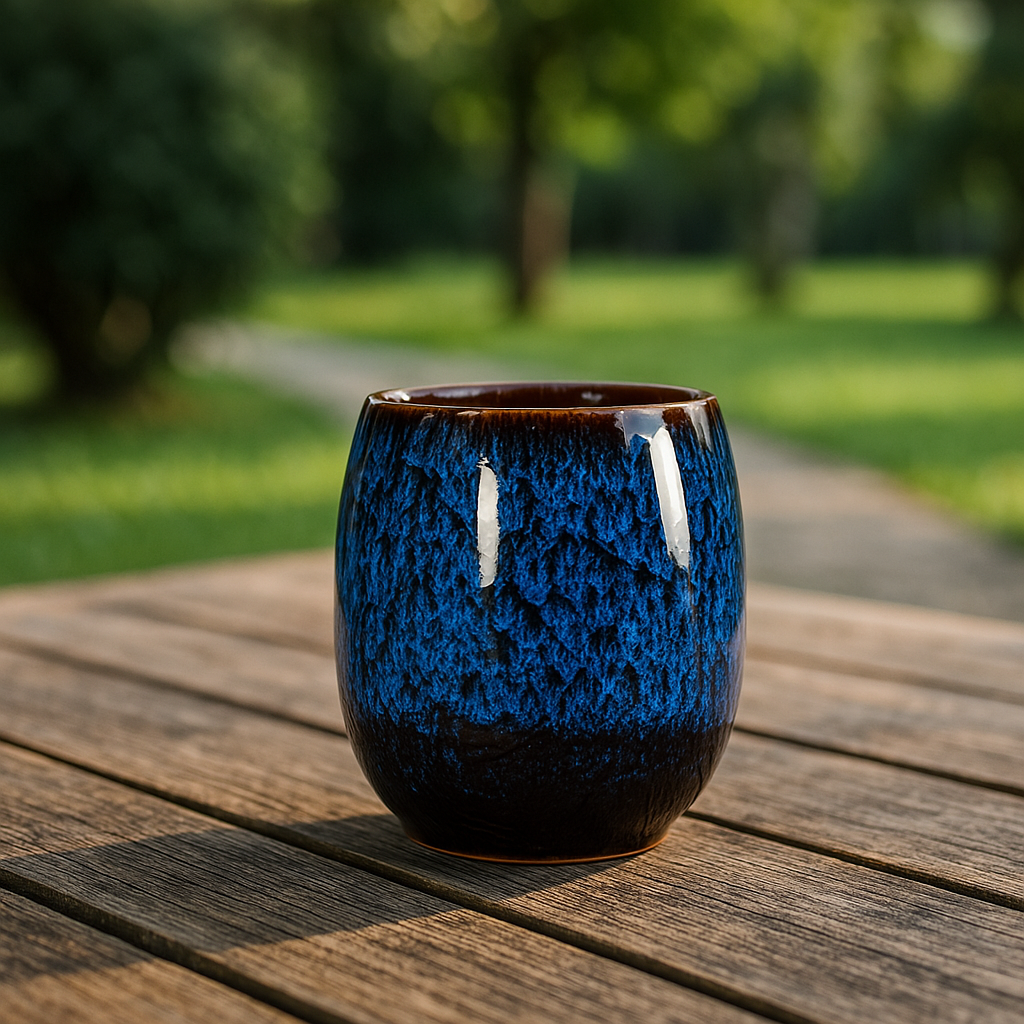 Vintage rustic marble coffee cups