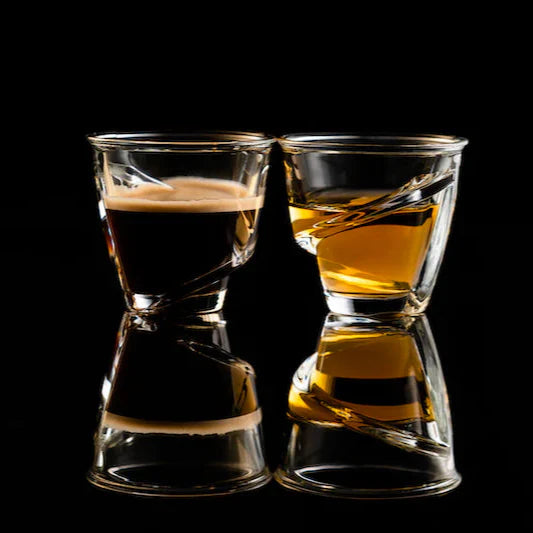 PURE – 10cl spiral-patterned tasting glasses