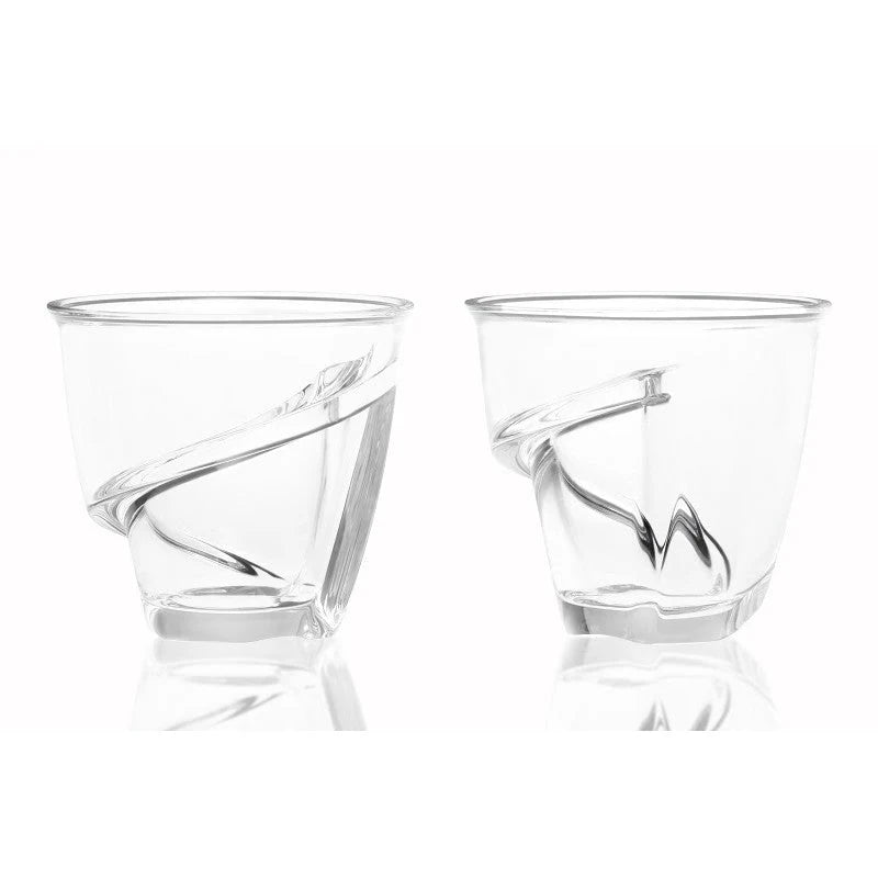 PURE – 10cl spiral-patterned tasting glasses